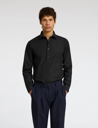 Selected Slmslimfinn Ethan Shirt Ls Spread Noos - Black - M