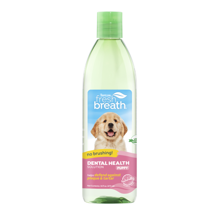 TropiClean - Fresh Breath tannhelseløsning for valper 473 ml - Hund - Hundepleie & kosttilskudd - Tannpleie - ZOO.no