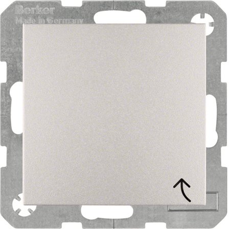 Hager 47241404 Stikkontakt 1-veis, 16 A Sølv, 50 Hz, Strømbrytere & vegguttak