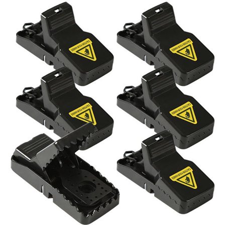 6 stk. profesjonell rottfelle - musefelleklemmer - effektiv gjenbrukbar musefanger