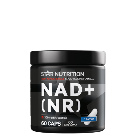 Star Nutrition NAD+ (NR) 300 mg 60 kapslar nikotinamid