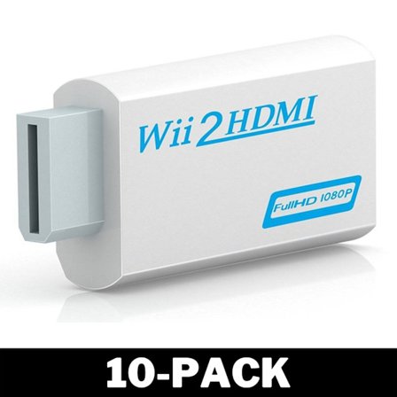Wii till HDMI-adapter, 1080p Full-HD Kompatibel med Nintendo
