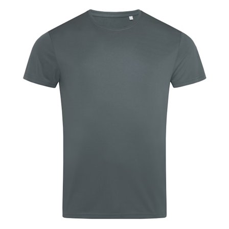 Stedman Herr Active Sport T-shirt S Granitgrå
