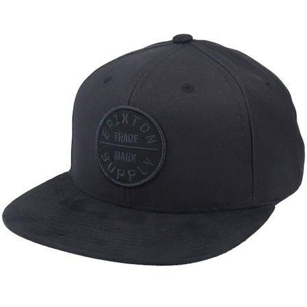 Brixton - Black - snapback - Cap - Oath III Black/Black Snapback - Hatstore