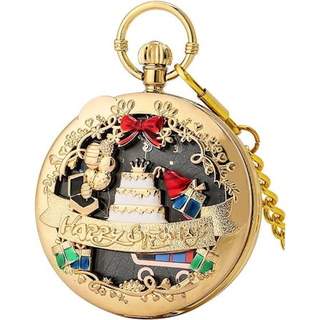 Musikalisk Fickur Handvevad Musik Kvarts Fickur Un, ZQKLA