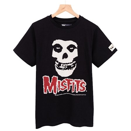 Misfits Barn/Barn T-shirt 11-12 år Svart/Vit/Röd