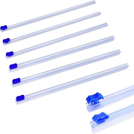 6 stk Plastfoliekutter Lim Glidende Food Wrap Slicer