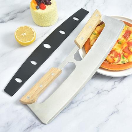 33,5 cm pizzaskjærer, pizzaskjærer med dobbelt trehåndtak
