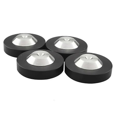 Hifi Audio 4 stk. Høyttaler AMP DAC CD Spiker Base Pad Isolasjonsføtter Forbedrer Lyd 39X13mm