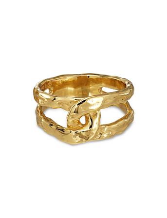 Space Twist Ring Ring Smykker Gull Jane Koenig*Betinget Tilbud