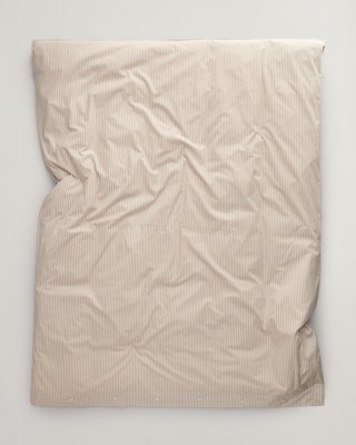 GANT - Dobbeldynetrekk med skjortestriper 200x220cm dry sand