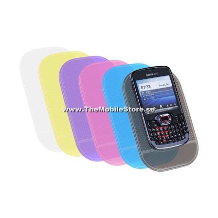 Skridsikker pude, der holder din mobil på plads (sort)