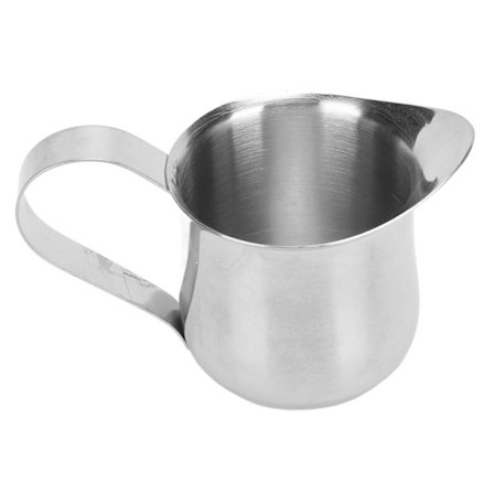 2oz Ergonomisk melkeskummingskanne og dampkanne i rustfritt stål for kaffe