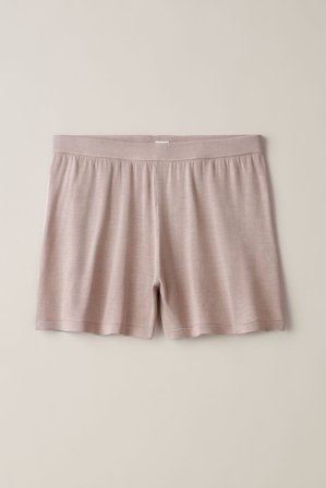 Soft Goat - Silk Shorts - Silk pants women - M - Blush