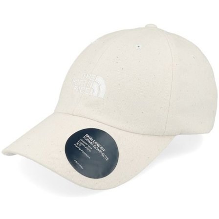 The North Face - Vit unconstructed Keps - Norm Hat White Dune/Raw Undyed Dad Cap @ Hatstore