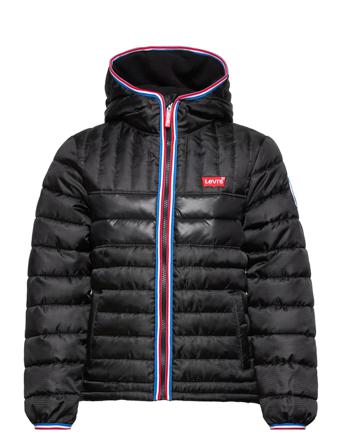 Lvb Color Block Mid Wt Puffer Black Levi's