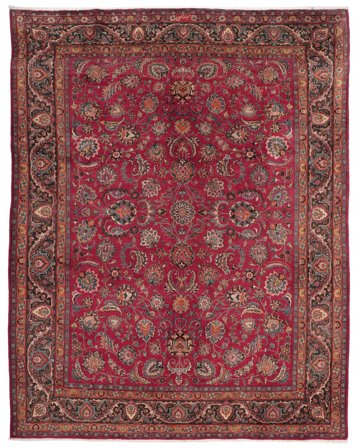 Mashad Vloerkleed 300X389 Groot Wol, Perzië