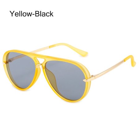 Top Bar Solbriller Shades Gradient Solbriller GUL-SORT