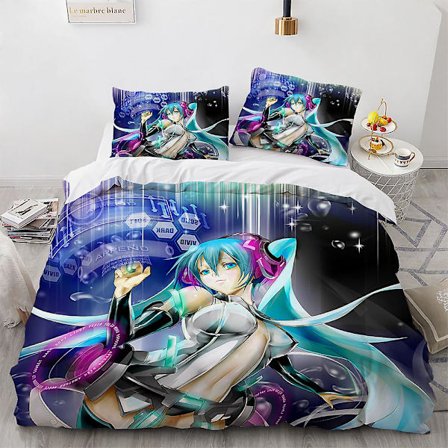 Cywl-18 # Chuyin-serien 3D digitaltrykk husholdningstredelt dynetrekk laken putetrekk sengetøy