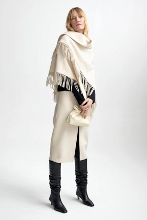Alba Wool Scarf Eggshell
