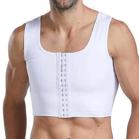 Menn Gynecomastia Shaper Ny slankende brystkontroll bryster Shapewear Undertøy Magebelter Krokkontroll