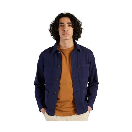 L'Exception Paris, Cotton canvas worker jacket Blauw, Heren, Maat:S