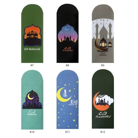 6 stk Eid Mubarak Kuverter Muslimsk Islamisk Lomme MIX D MIX D