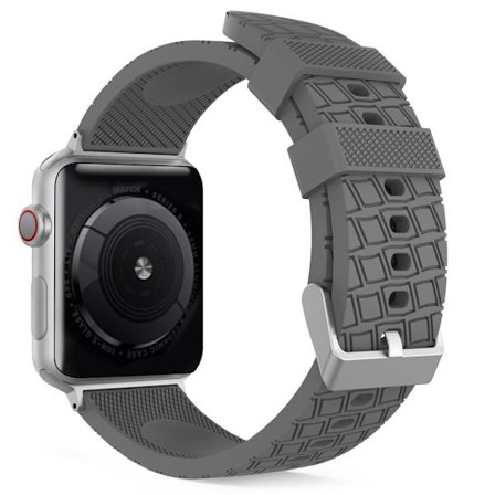 AHASTYLE WA03 Apple Watch Series 8 (41 mm) silikonrem - Grå Silver grey