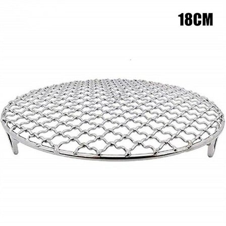 Grillrist i rustfritt stål, rund Ø 15 18 20 24 29cm Grill BBQ NY (FMY)