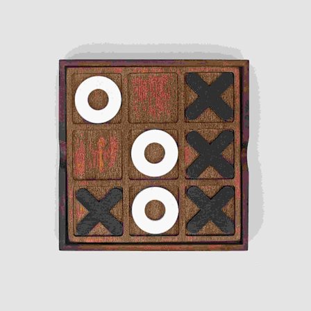 Iron & Glory Wooden Noughts & Crosses (Tic Tac Toe)