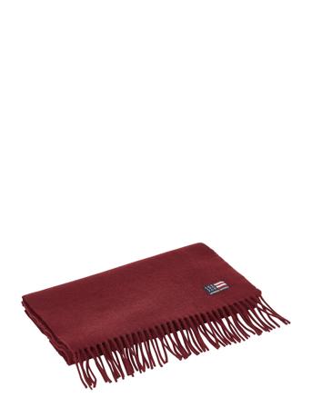 Massachusetts Recycled Wool Blend Scarf Accessories Scarves Winter Scarves Burgundy Lexington Clothing