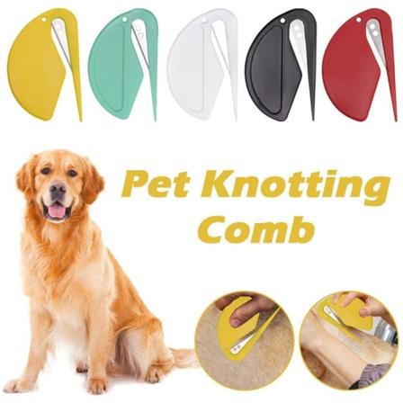 Effektiv Smärtfri Pälsvård Pet Knotting Comb - Perfekt för husdjur MultiColor 3-Pack