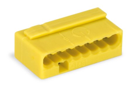 Wago Serie 243- 8-Leiter-Micro-Klemme (50 Stück) gelb