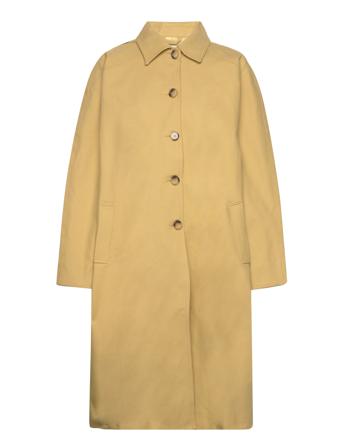 Heavy Twill Jyron Coat Tynn Kåpe Beige Mads Nørgaard*Betinget Tilbud
