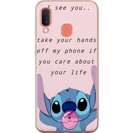 Kompatibelt Mobilskal till Samsung Samsung Galaxy A20e Stitch Lycka till