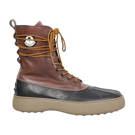 Moncler, Lace-up Boots Brązowy, Mężczyzna, Rozmiar: 44 EU