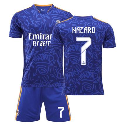 21-22 Real Madrid vieraspaita kuninkaallisen sininen nro 9 Benzema paita nro 20 Vinicius 10 Modric 8 Kroos Real Madrid away number 7 24#