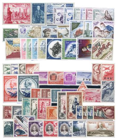 Monaco 1941-70 - Sammenstilling luftpost - Postfrisk