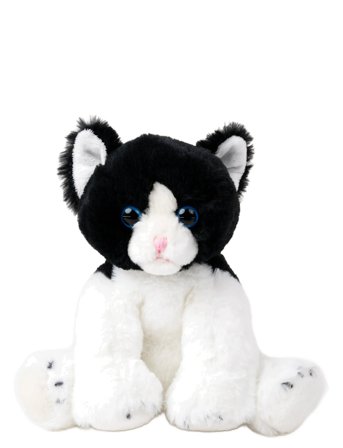 Teddykompaniet Cat Friends Mojje, Black - Black - ONE SIZE