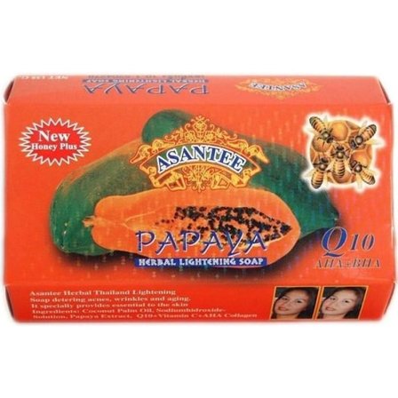 Blegnende sæbe - Asantee - Papaya - 135 g - Unisex - Skønhed og Parfume