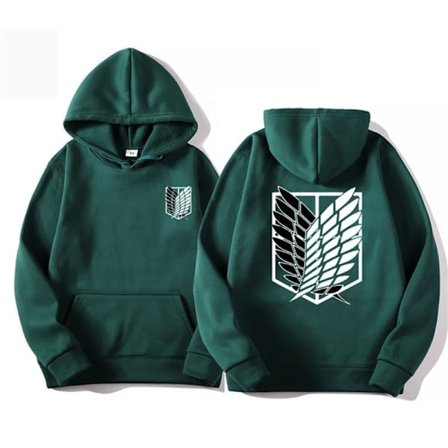 Attack on Titan Herrehettegenser Anime Hettegensere Menn og Kvinner Streetwear Pullover Harajuku Shingeki No Kyojin Hettegensere Genser