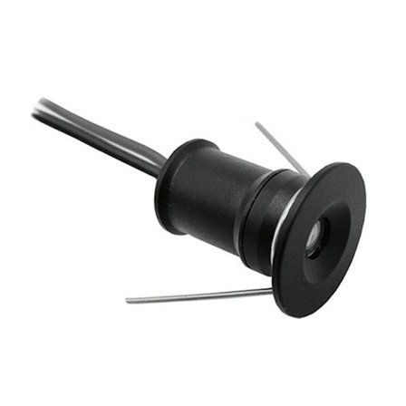 12V inbyggd 1W liten spotlight skåp vinskåp smyckesdisplay skåplampa tak mini downlight tumljus