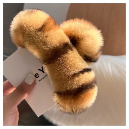 Plys plys hårklemme elegant solid faux pels plys store hår klo klip efterår vinter solid farve hårnål barrette til tykt hår