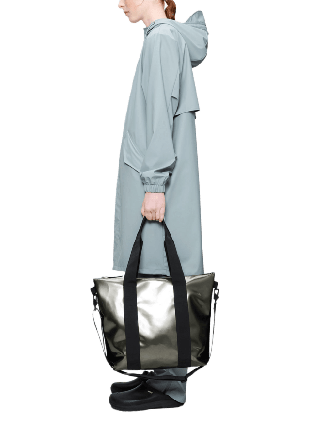 Rains Tote Mini W3 Handväskor Dam Silver ONESIZE