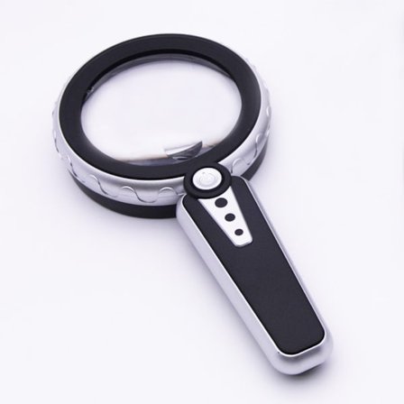 Lupe Lupp Opplyst Lupe SØLV SORT SØLV SORT