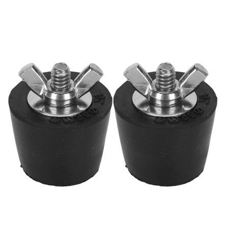 2 STK Pool Vinterisoleringsprop Gummi Rustfrit Stål Pool Vinter Ekspansionspropper til Svømmebassin Rørføring Vintertilbehør 32mm/1.3in