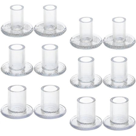 (6 paria) Korkokenkien suojat, 3 kokoa kenkien koron suojuksia häihin ja ulkoiluun[D]