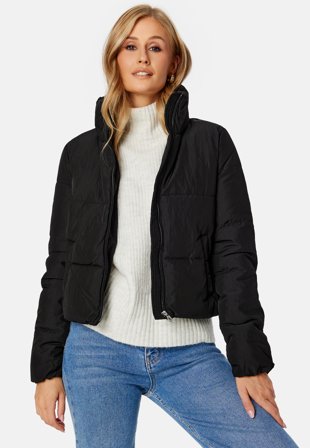 ONLY Dolly Short Puffer Jacket Black Klær