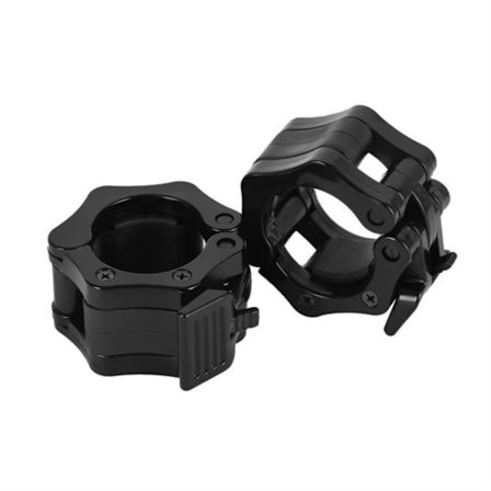 Hantelklemmer Olympiske Hantler Krage 2 Tommer Hurtigutløser Hantel Låseklemme Låsing Standard Hantel Vektplater Krage Klemmer for Trening Styrkeløft