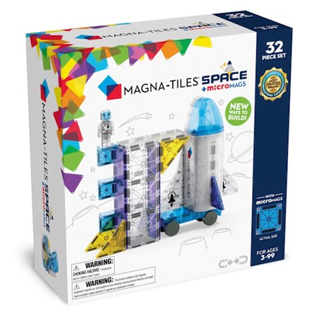 Magna-Tiles Space 32 delar